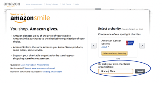 What is Amazon Smile: Select a charity